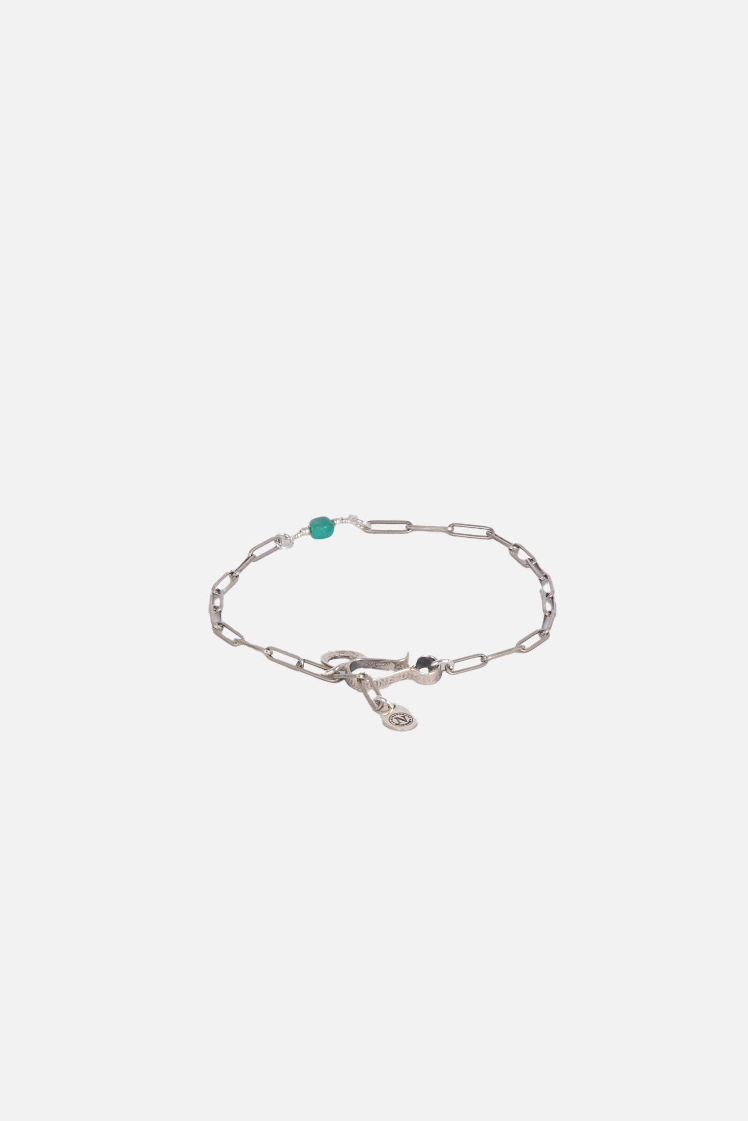 Nickel 10c Hook Navajo Chain Anklet