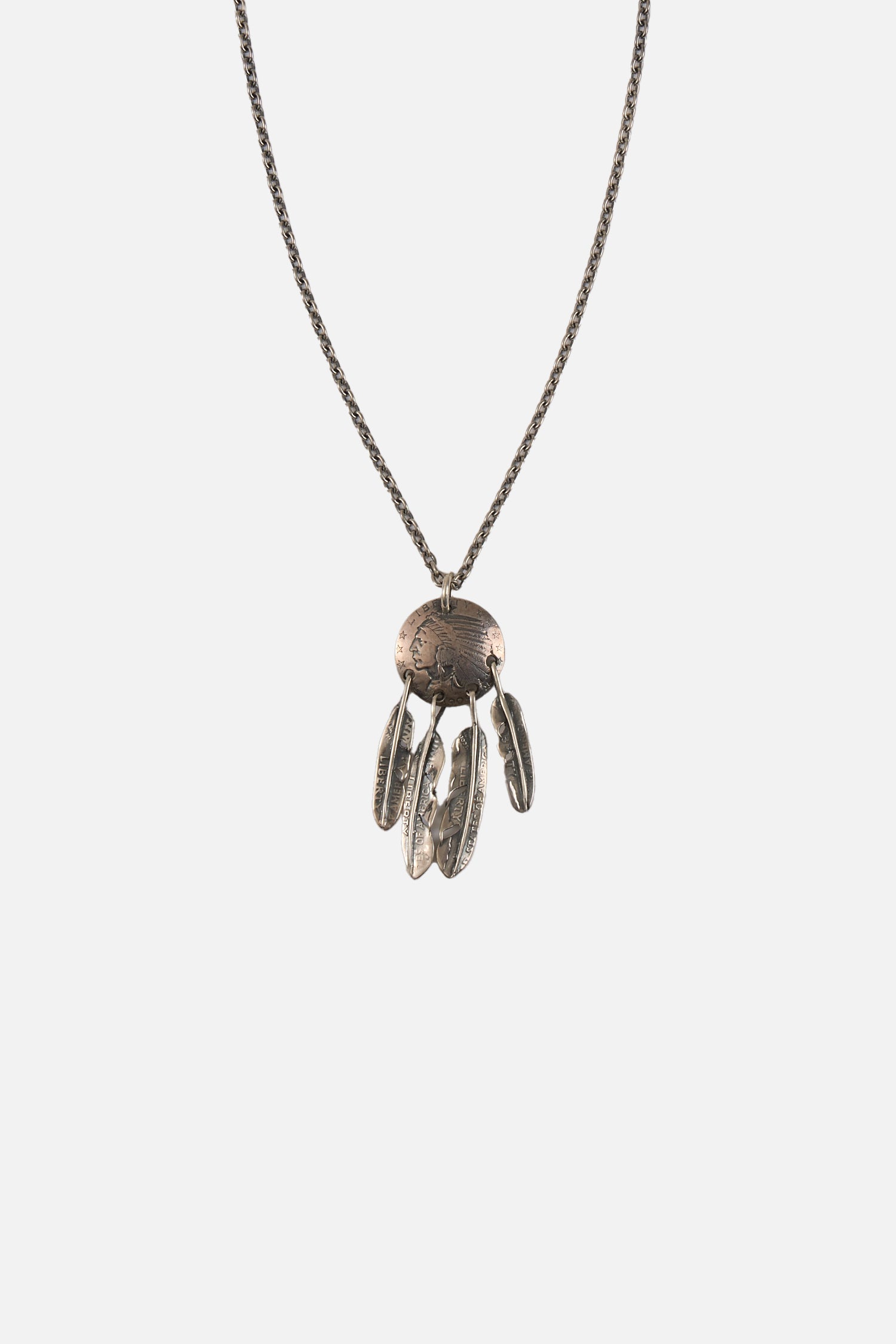 Multi Feathers Necklace