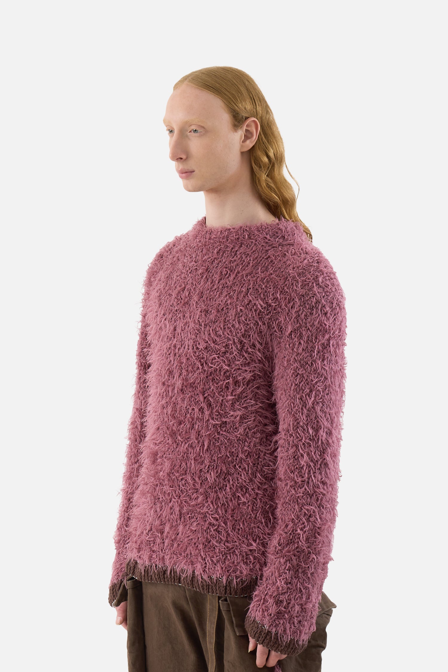 Furry Knit Pullover