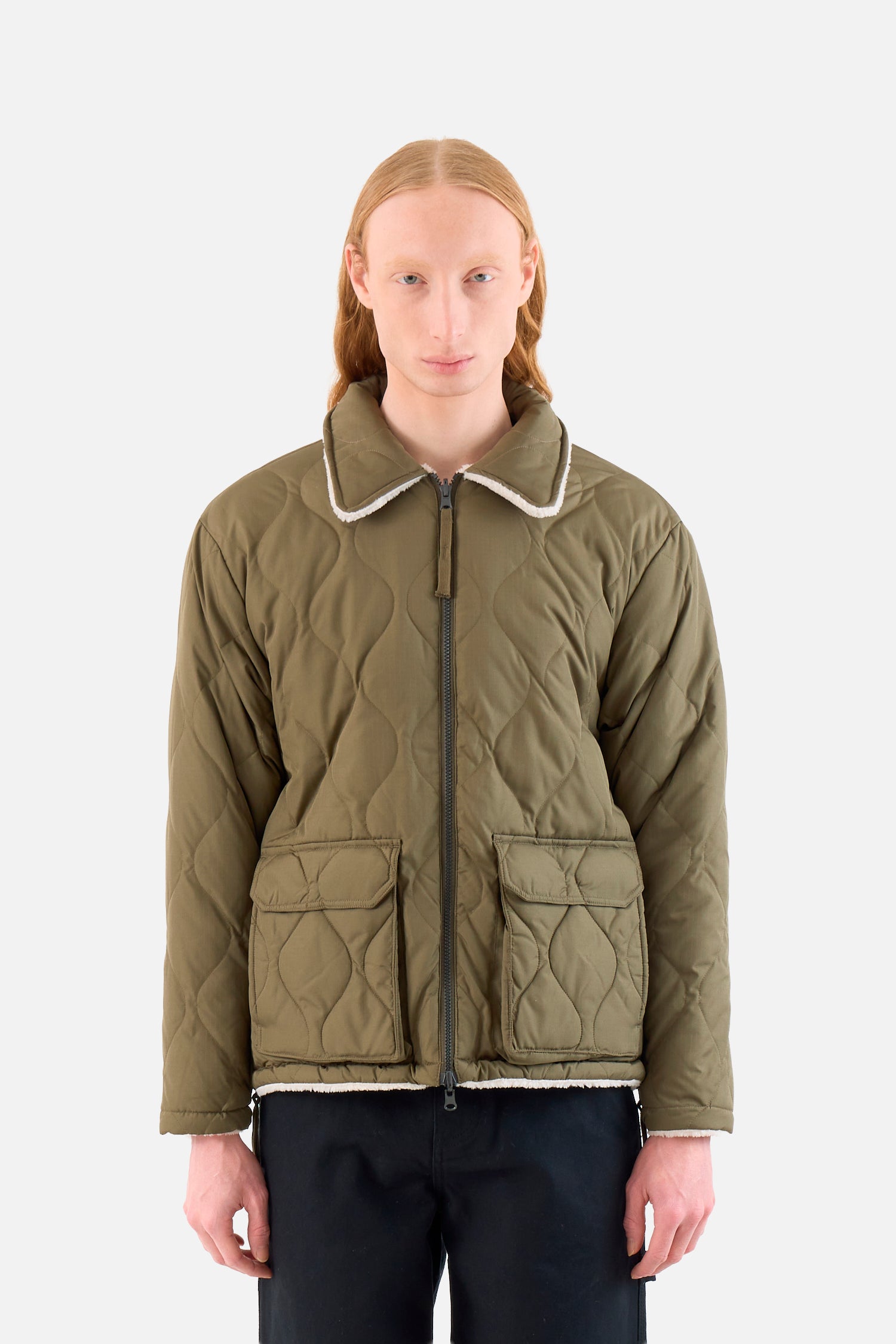 Inner Down Military Reversible Down Jacket