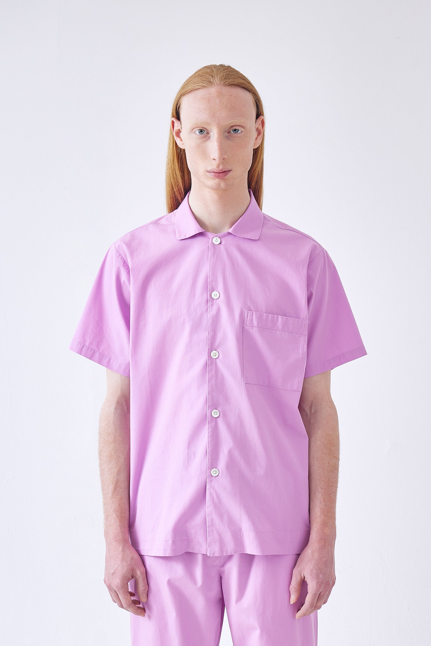 Popelín - Pijama Camisa Manga Corta