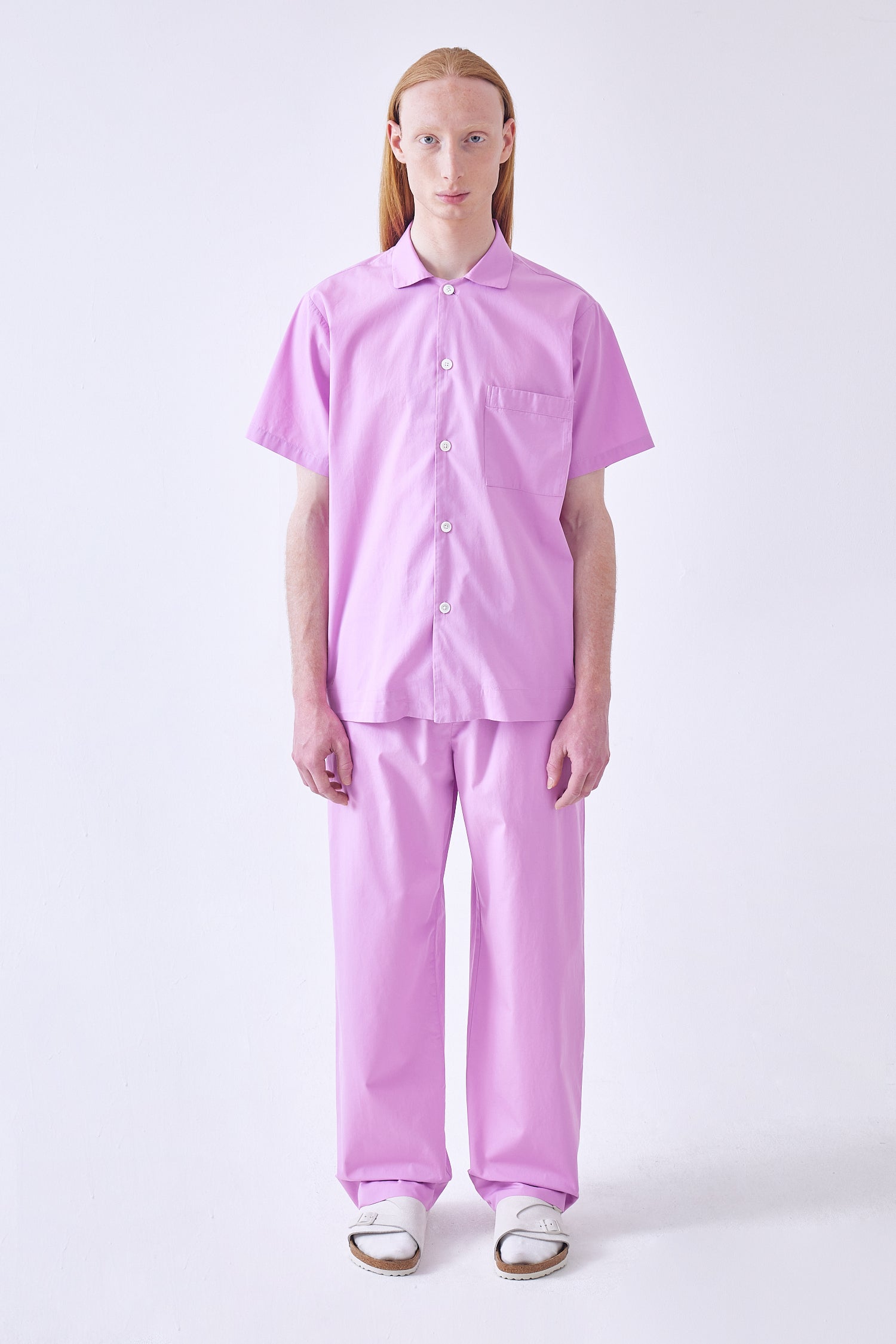 Popelín - Pijama Camisa Manga Corta