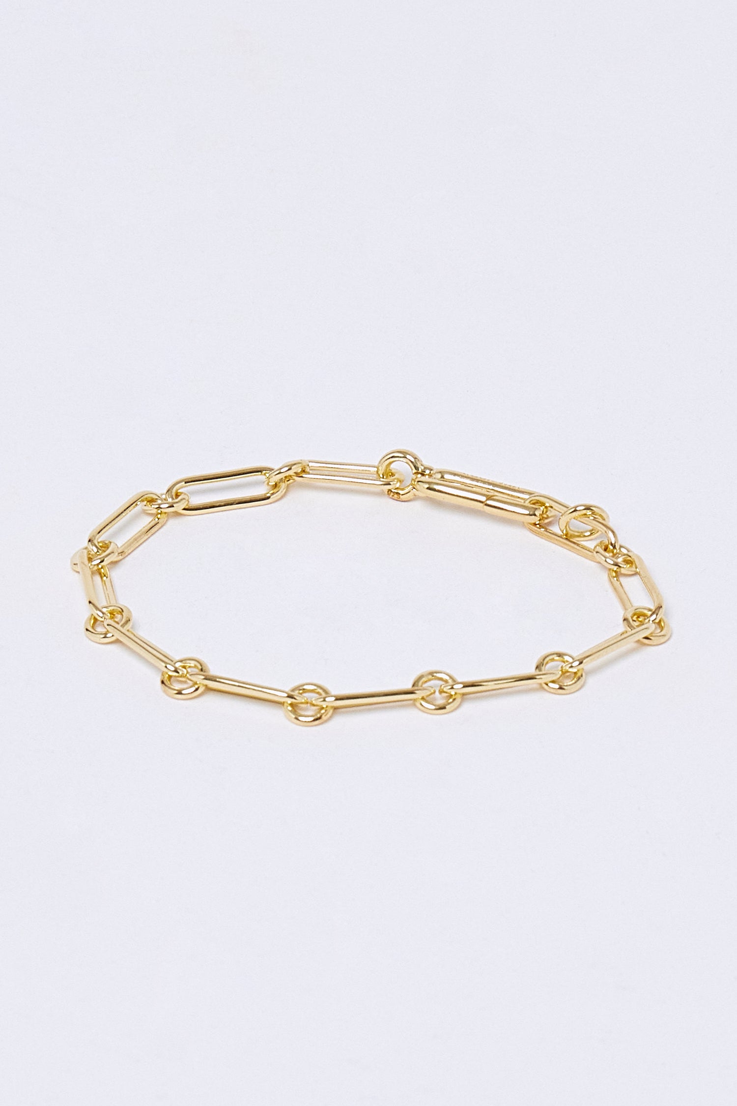 Pulsera de caja grande de oro