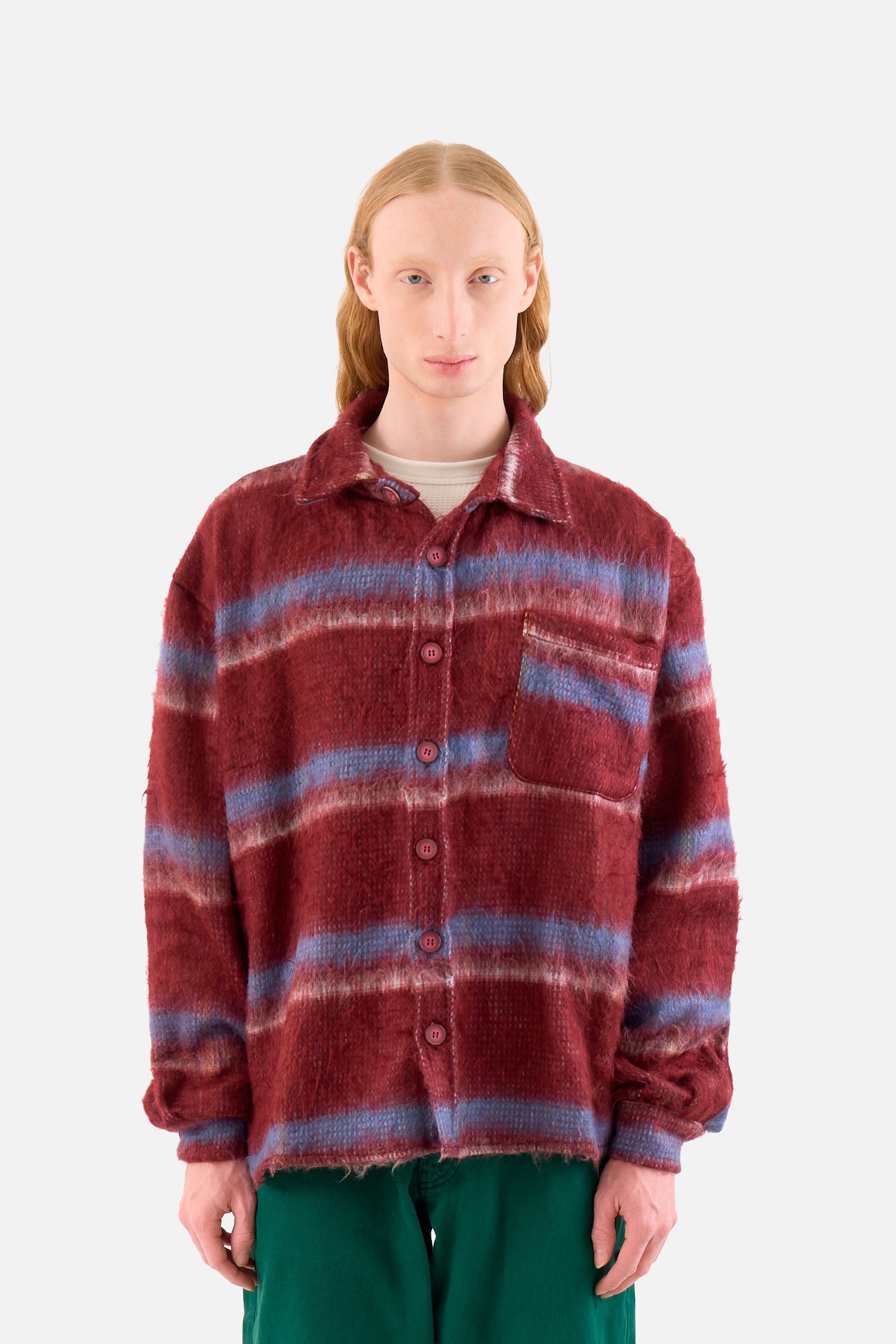 Color Wash Oversized Flannel