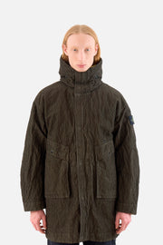 7100009 Wrinkled Corduroy Parka