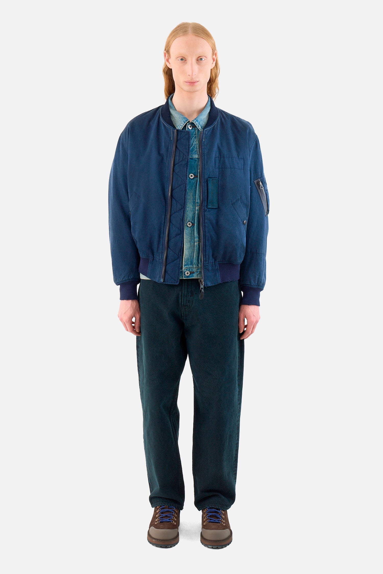 Vintage Silk Flight Jacket