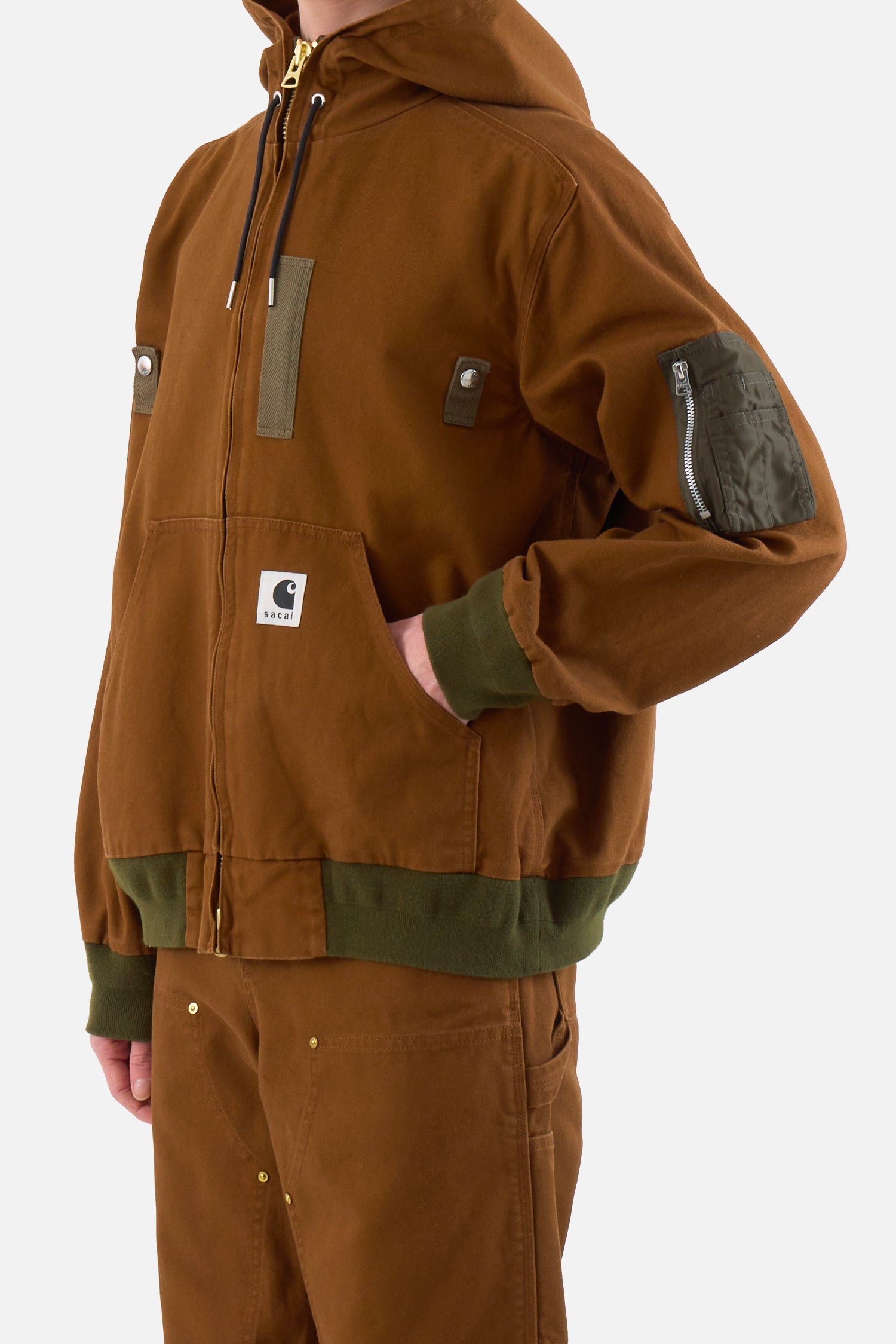 x Carhartt WIP Washed Duck Hooded Blouson