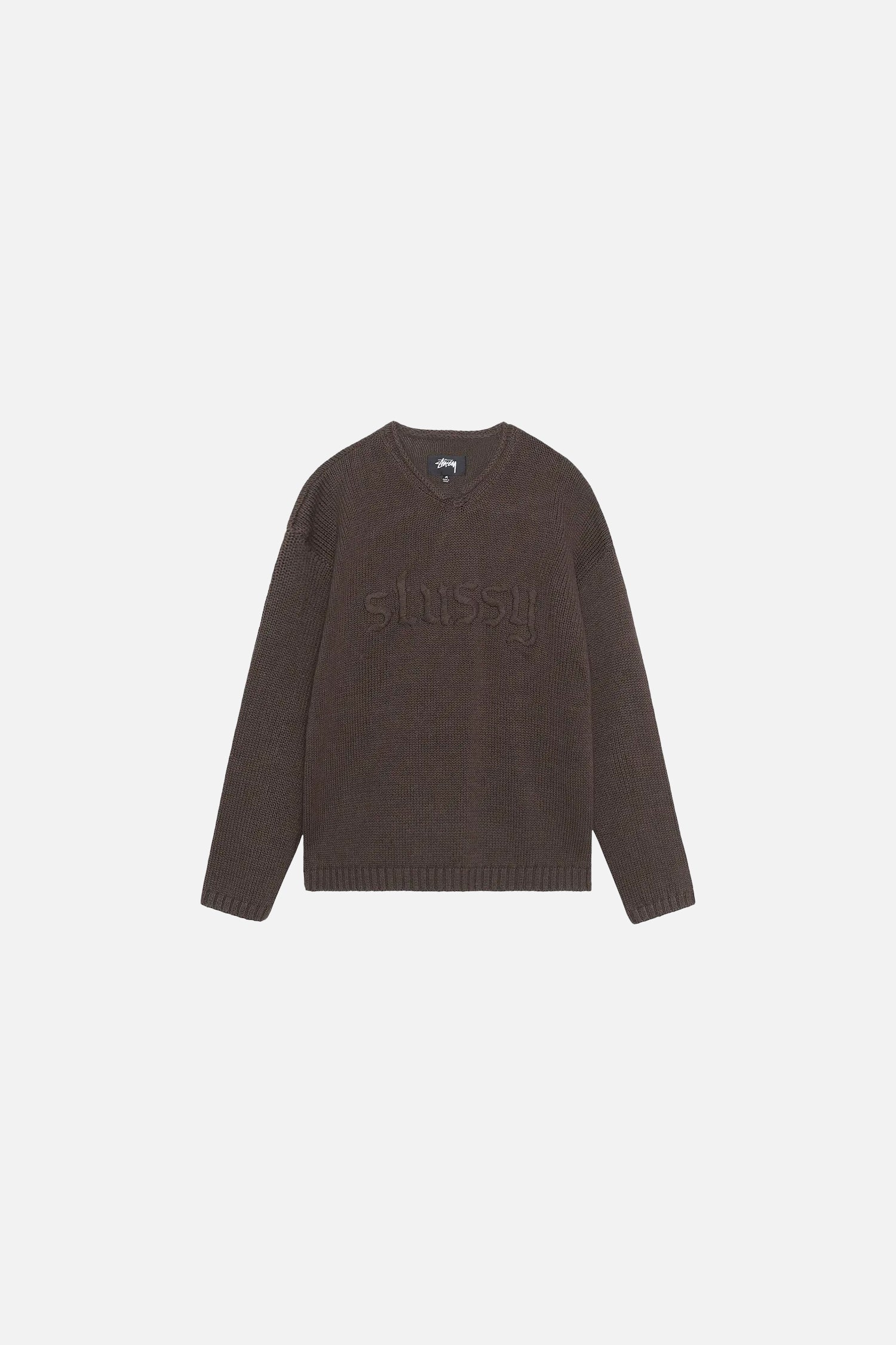 Roll V-Neck Logo Sweater