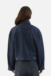 Veste En Jean À Coupe Raccourcie