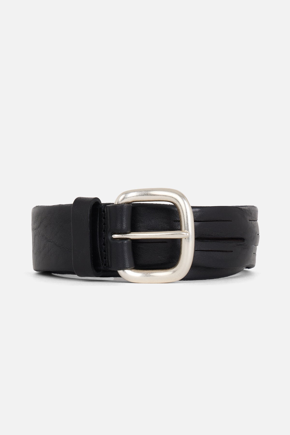 Distressed Buckle Belt