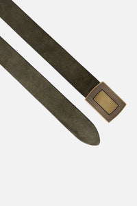 Thin Square Buckle Belt (Vert)