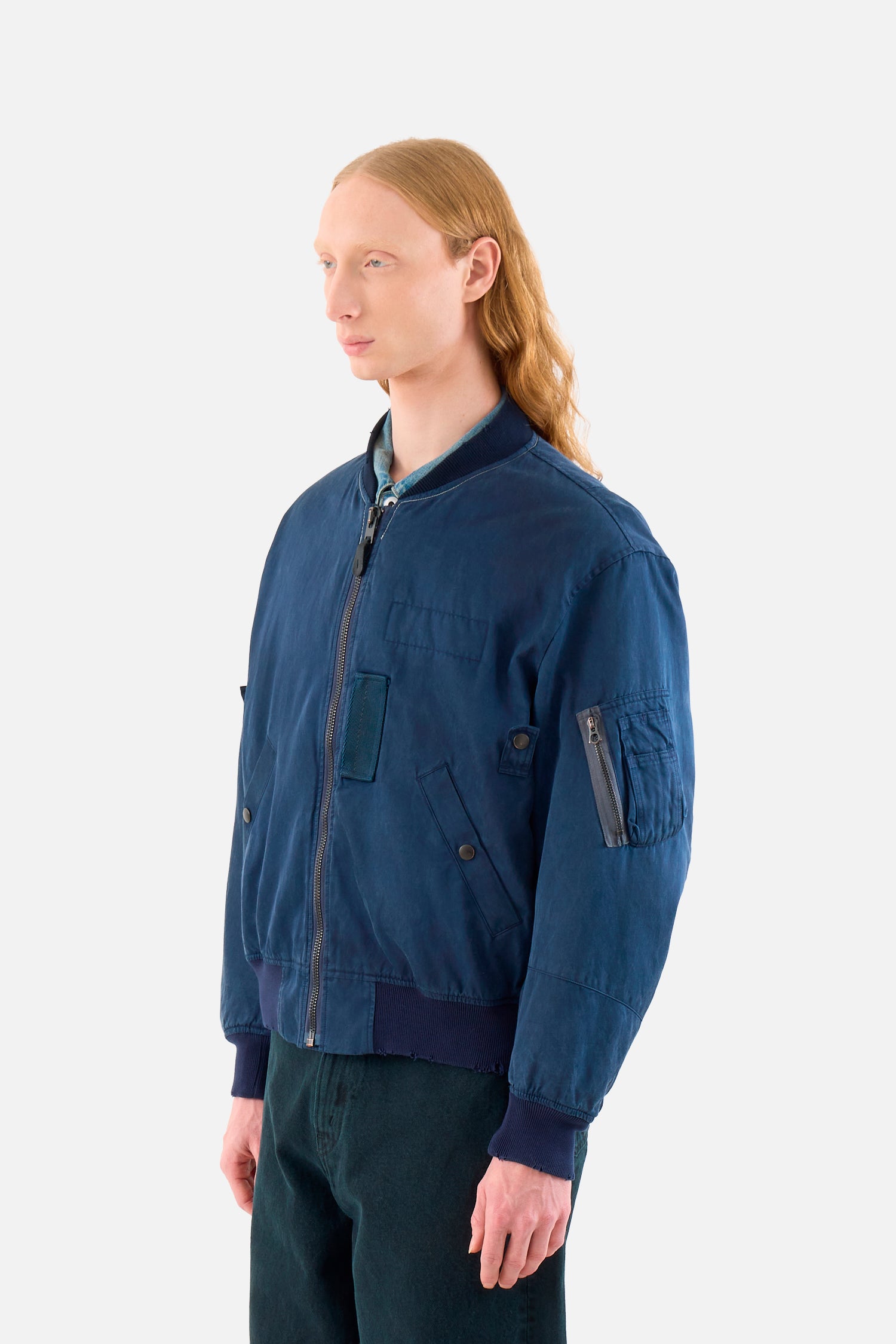 Vintage Silk Flight Jacket