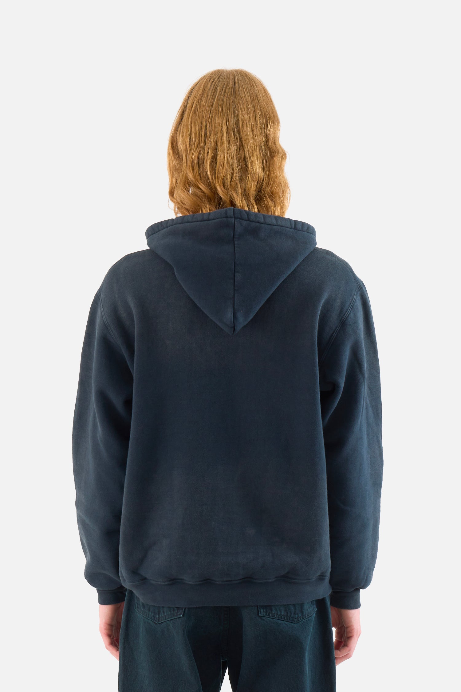 Vintage Attached Hood Sweat Parka