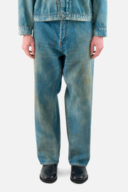 No.37 Washed Wide Denim Pants