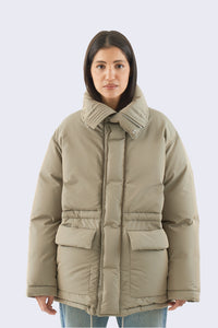 Finx Polyester Chambray Down Jacket