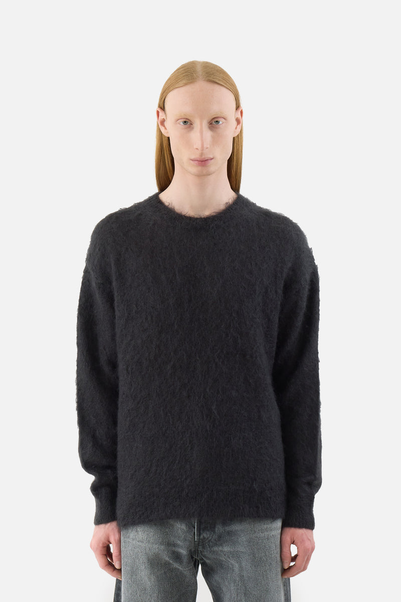 Brushed Wool Cashmere Silk Knit P/O