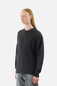 Brushed Wool Cashmere Silk Knit P/O