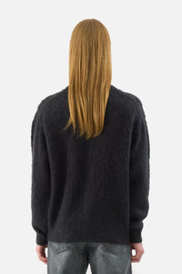 Brushed Wool Cashmere Silk Knit P/O