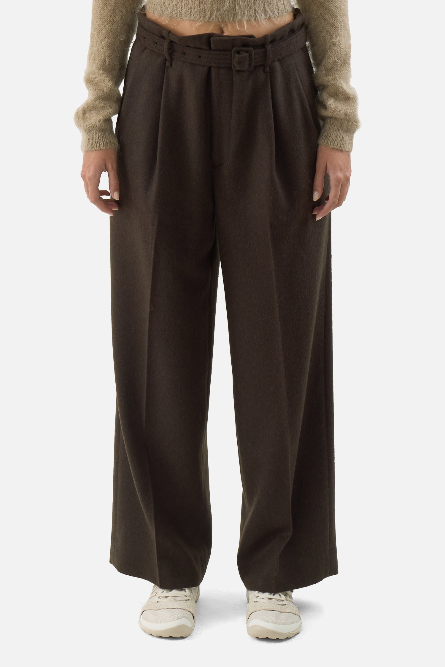 Baby Camel Flannel Slacks