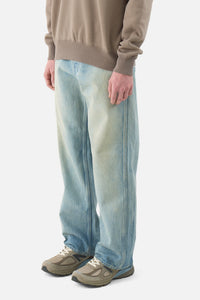 Selvedge Faded Heavy Denim Painter Pants