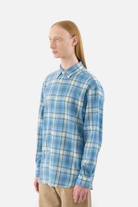 Airy Wool Check Shirt