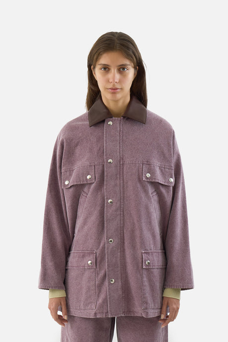 Washed Organic Canvas Hunting Blouson