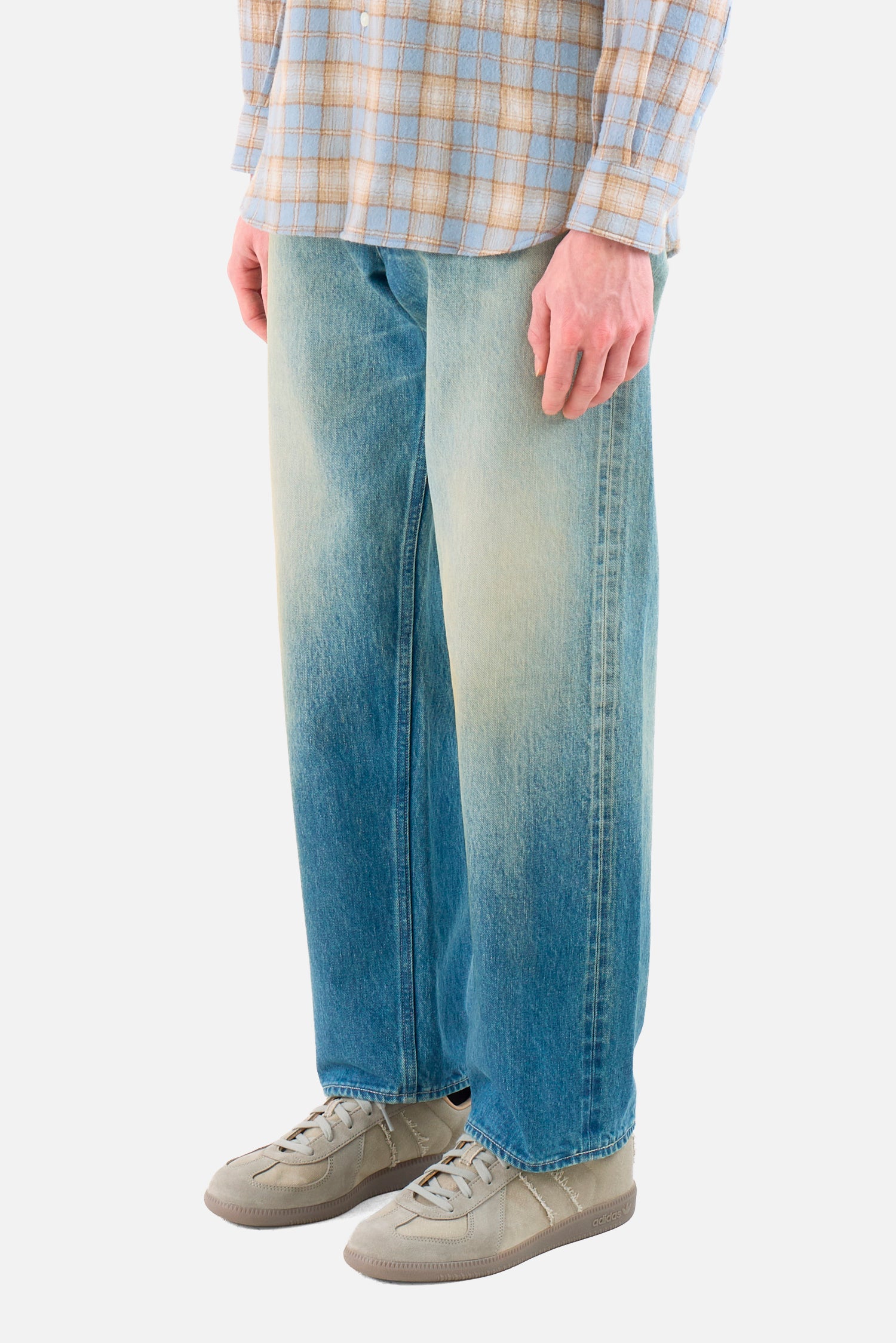 Heavy Denim Wide Pants