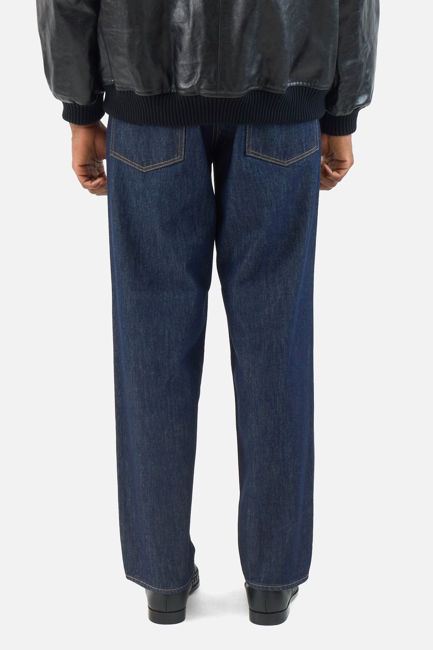 Hard Twist Denim Wide Pant