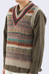 × Gim® Cricket Fair Isle Vest British Wool 5G