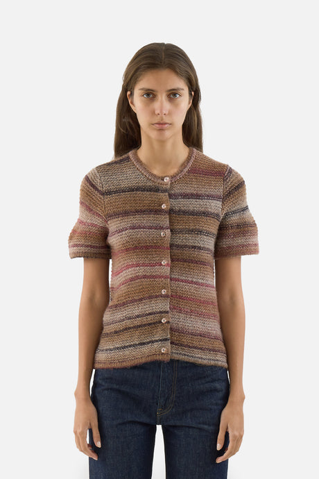 Madera Knit Short Sleeve Sweater