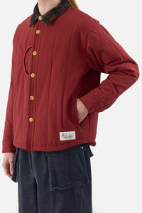 Puffer Button Up Shirt Jacket