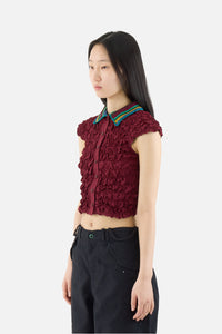 Crochet Collared Kass Shirt