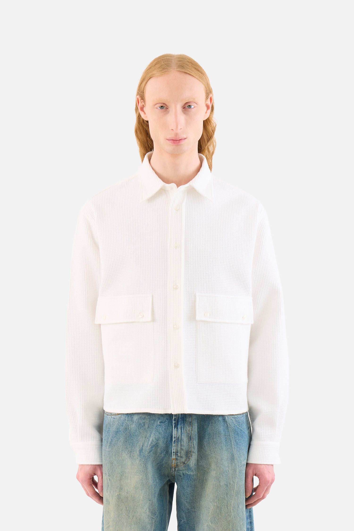 Boxy Honeycomb Shirt