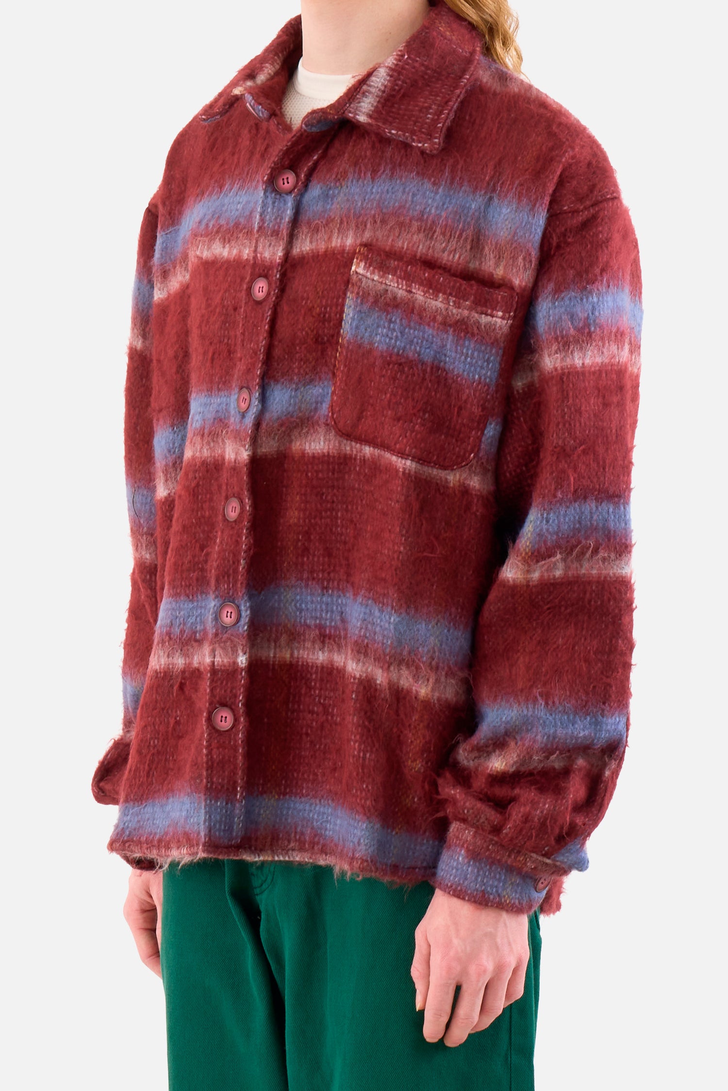 Color Wash Oversized Flannel