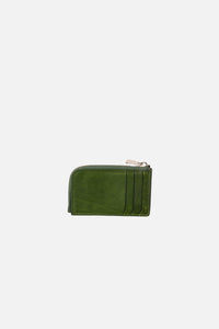 L Zip Wallet Green