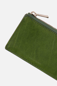 L Zip Wallet Green