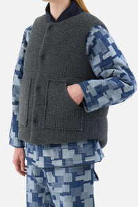 Padded Wool Vest