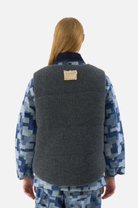 Padded Wool Vest