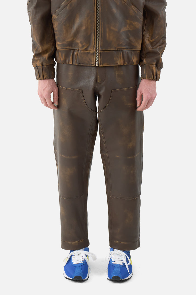 Leather Work Trousers