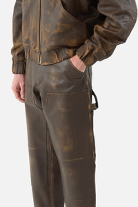 Leather Work Trousers