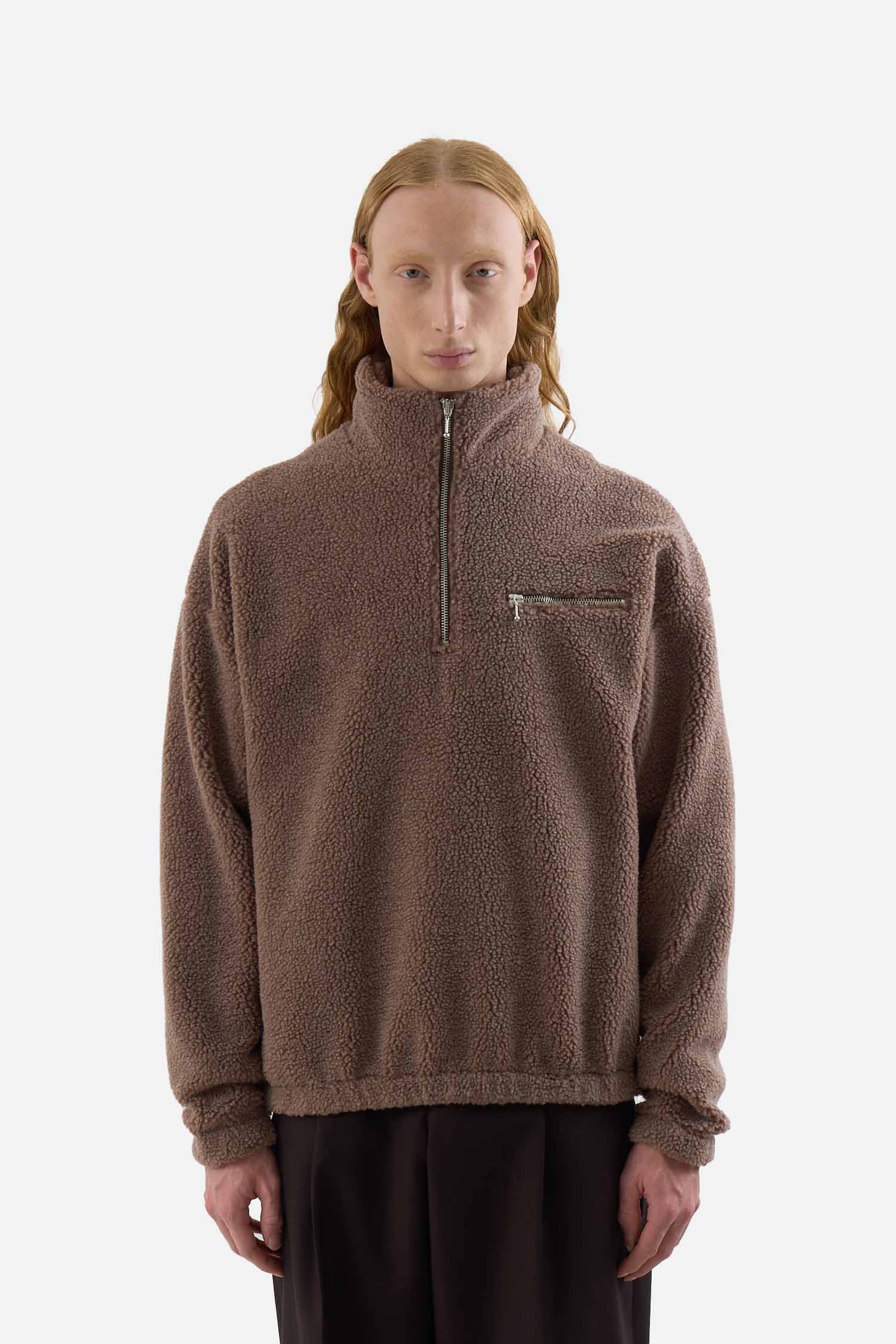 Teddy Half-Zip Sweater