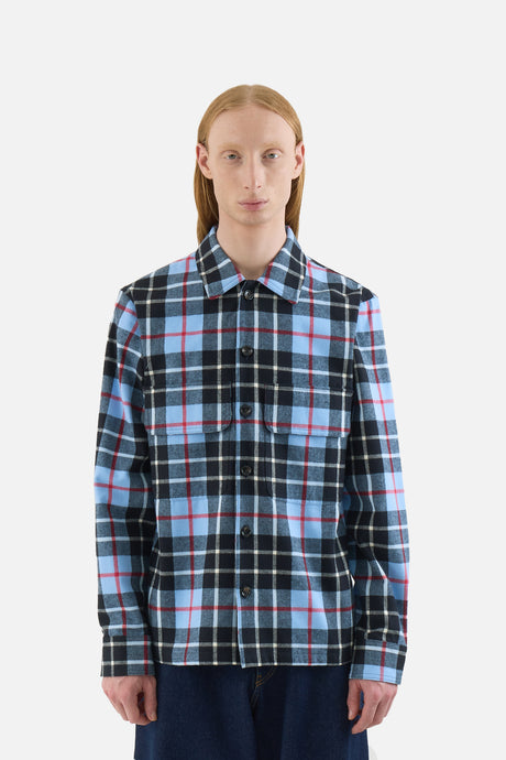 Flannel Check Overshirt