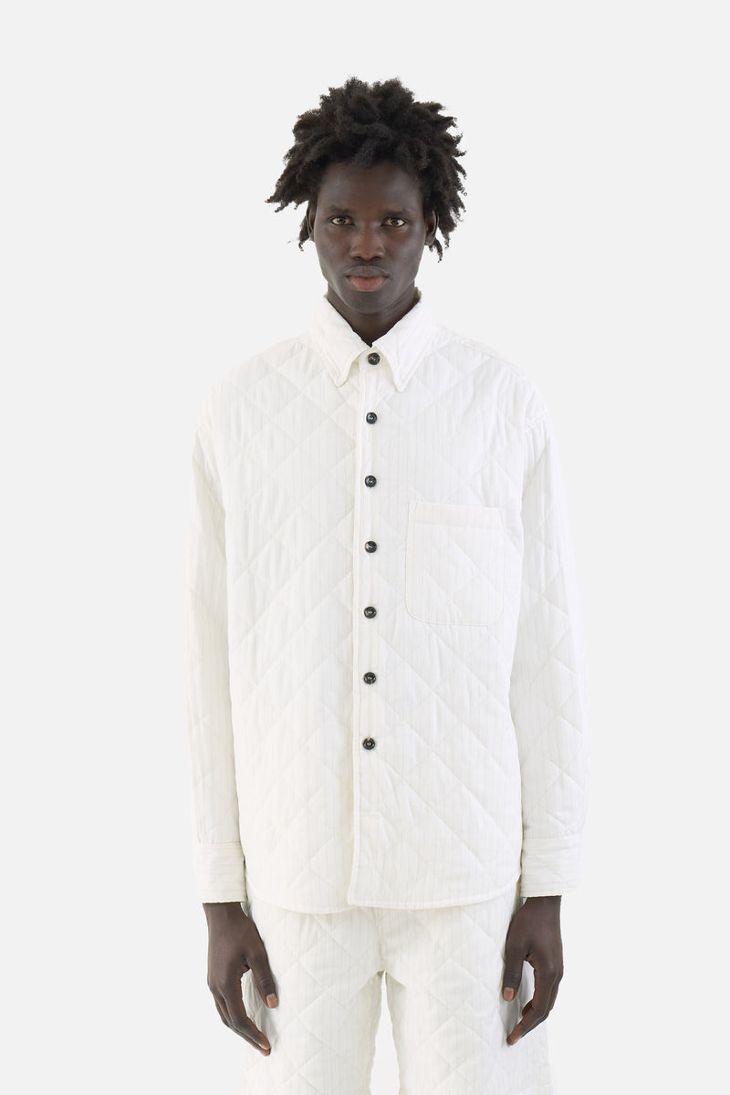 Quilted Popeline Overshirt