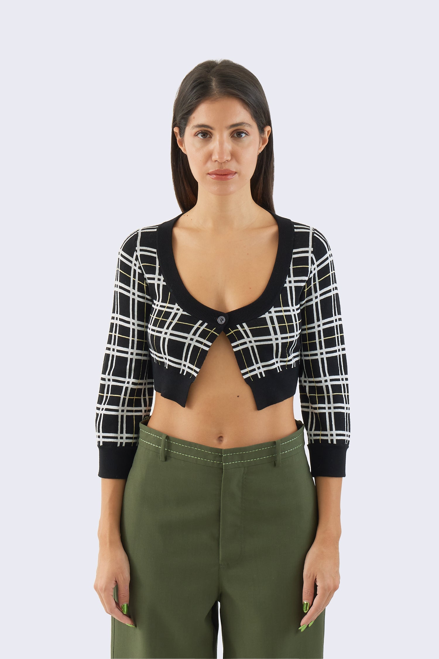 Light Wool Techno Check