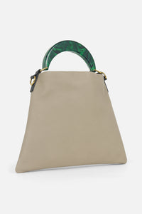 Small Beige Leather Venice Bag