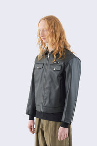 Single Leather Jacket