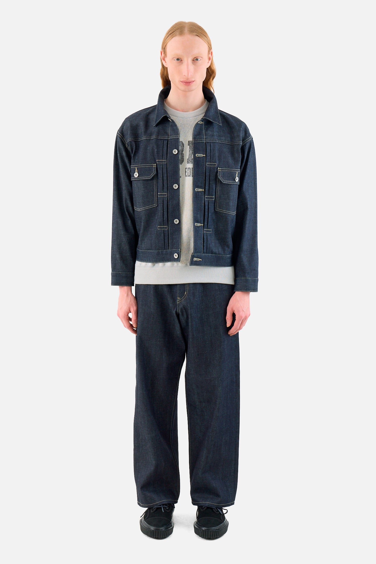 Rigid Denim DP Wide Pants