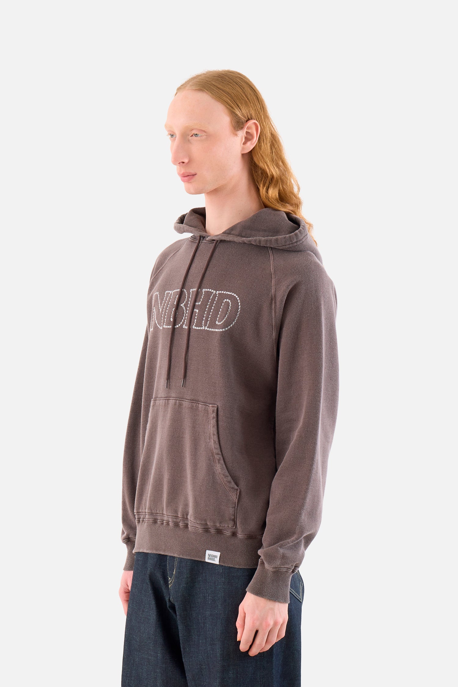 Pigment Dyed Sweat Hoodie LS