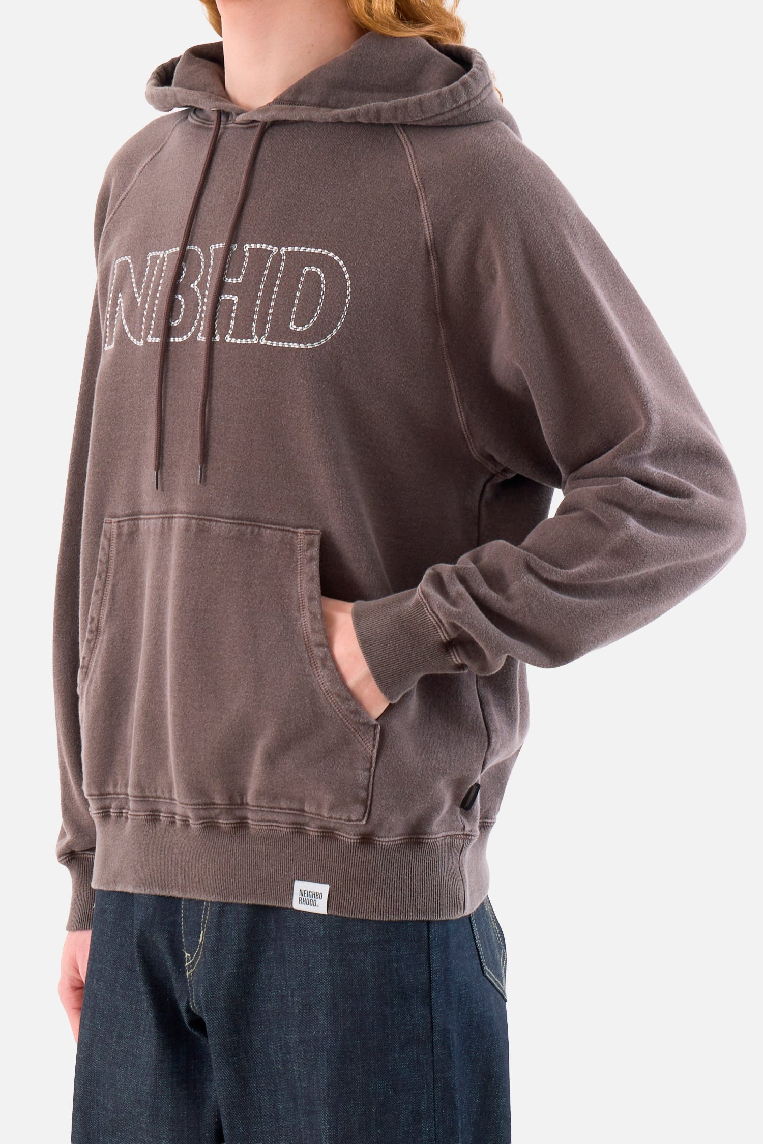 Pigment Dyed Sweat Hoodie LS