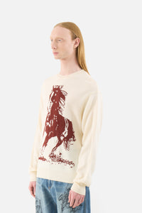 Running Horse Knit Sweater